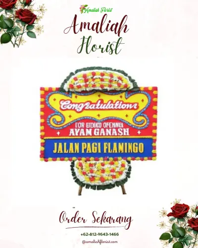 Bunga Papan Congratulation di Gunungpati